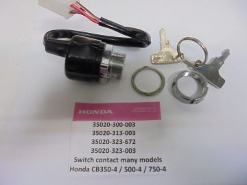 35020-300-313-323-00 Contact sleutel slot set CB350 / CB500 / CB750