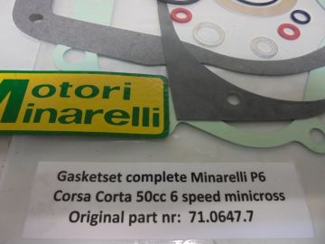 71.0647.7 nieuw compleet Pakkingset luchtgekoeld MinarelliP6 cross