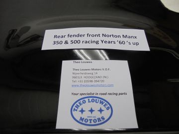 spatbord achter voor Norton Manx 350 & 500 racing 60 up