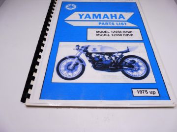 Onderdelenboek Yamaha TZ250/TZ350 C/D/E