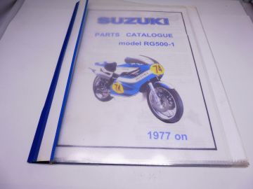 Onderdelenboek RG500 Mk.1 racing 1977 