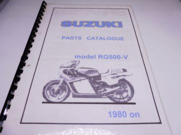 Onderdelenboek RG500 Mk. 5 1981 racing