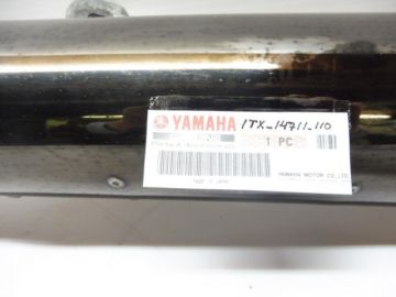 1TX-14711-110 Exhaust Left in black yamaha FJ1100-1200