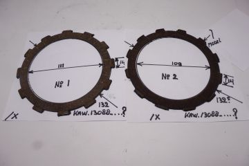 13088- . . . . .Plate clutch friction kawasaki your choice see picture No:1 or 2