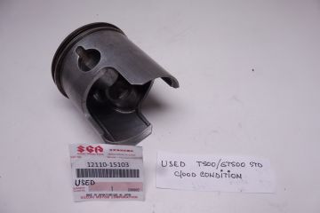 12110-15103 Piston assy used but good cond.Suz.T/GT500 L.H.
