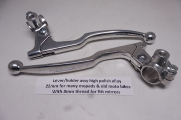 Lever/holder assy L.& R. in high polish aloy 22mm new ,,SUPER''