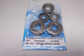 Wheel bearing set drumbr.front.and rearwheel Yamaha AS-3 1973 and later